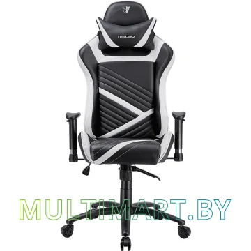 Кресло компьютерное Tesoro Zone Speed F700 (черный/белый)